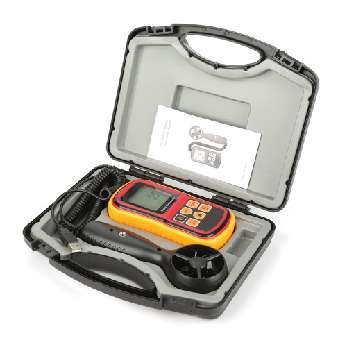 GM8901 Handheld LCD Digital Anemometer Air Speed Tester Wind Velocity Temperature Meter