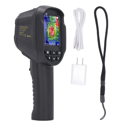 Infrared Thermal Imager Camera Handheld 2.8in Imaging for Water Leaks Home Inspection 100‑240V US Plug