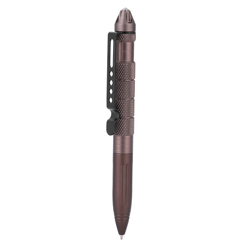 Outdoor Survival Tactical Pen Glass Breaker Defense Camping Tool( Amber gold)