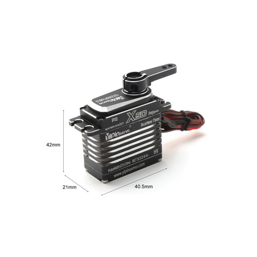 YIPINServo Digital Servo 50kg Metal Gear High Torque Waterproof for  RC Car Crawler Robot