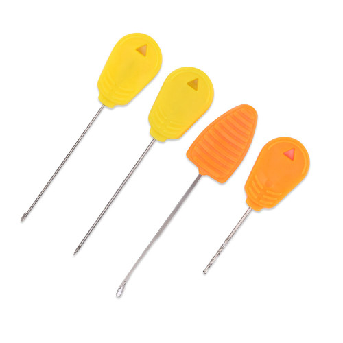 4Pcs/Set Carp Fishing Bait Baiting Drill Stringer Hook Needles Set Hair Rigs Making Tool