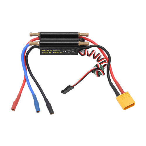 30A RC Boat Waterproof Brushless ESC 2‑4S Electric Speed Controller for 450mm Boat Model
