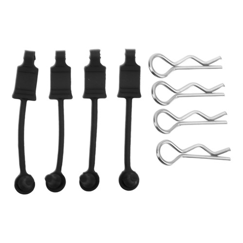 RC Car Body Shell Clip Retainers for Losi Lasernut U4 1/10 Remote Control Car Upgrade PartBlack