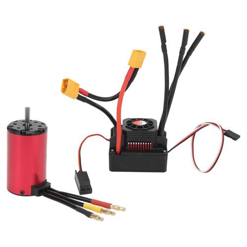 SURPASSHOBBY 4068 RC Brushless Motor 2050KV+120A Waterproof ESC XT60 Connector for 1/8 RC Car