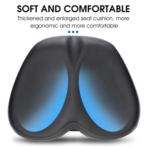 WEST BIKING Ergonomic Bicycle Replacement Saddle Soft Widen Thicken Road Bike Cushion Long Distance Riding Comfortable Shockproof Cycle Seats