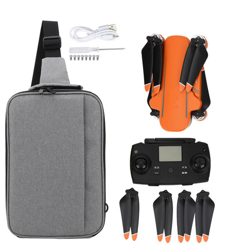 Folding Brushless Quadcopter Drone 2‑Axis Gimbal GPS 5G WiFi 6K High Definition Camera RC Drone ToyOrange