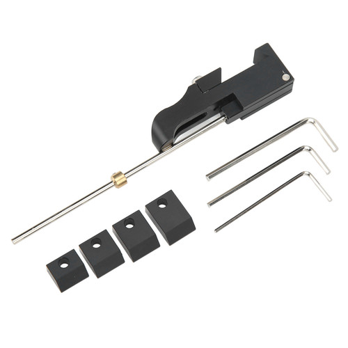 Archery Clicker Aluminium Alloy Recurve Bow Clicker with Adjusting Sliders for Shooting