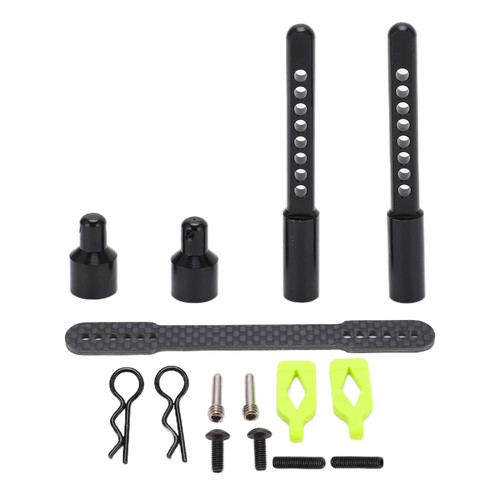 RC Car Front Rear Body Post Mounts Aluminum Alloy Column Mounts Kit for AXIAL SCX10 90046 9004777mm / 3in