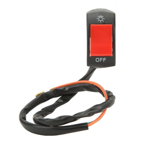 Electric Bike Headlight Switch Metal ABS Motorcycle Fog Light Switch for 2.2 to 2.5CM Handlebar Conversion