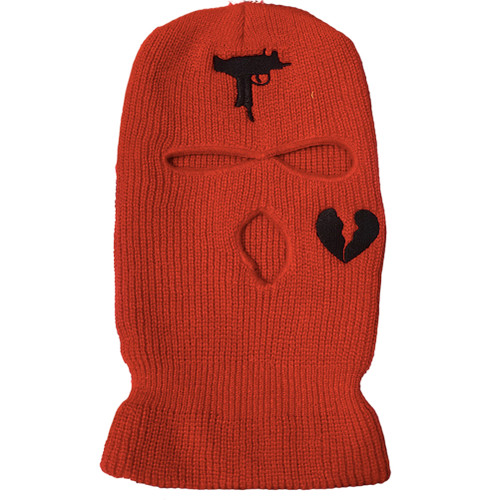 3 Hole Balaclava Knitted Face Cover Cold Weather Windproof Breathable Ski Face Cover for Men Women Cycling Running