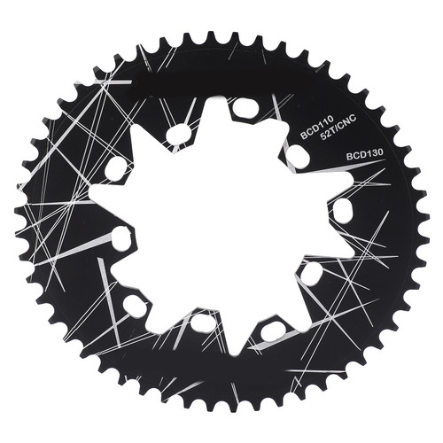 Lp Litepro 52T Oval Disc Chainring 110 130 BCD Road Folding Bicycle Aluminum Chainwheel