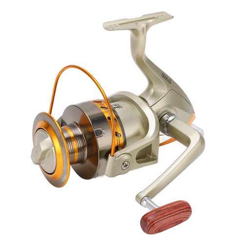 EF9000 Spinning Fishing Reels Smooth Powerful Metal Body 12BB Aluminum Alloy Fish Reel for Saltwater Freshwater