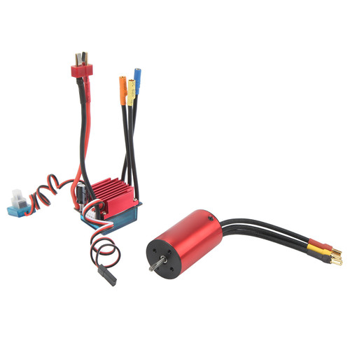 2845 2800KV Waterproof Brushless Motor and ESC Set CNC Machining Multiple Protection Brushless Motor with 35A ESC Kit