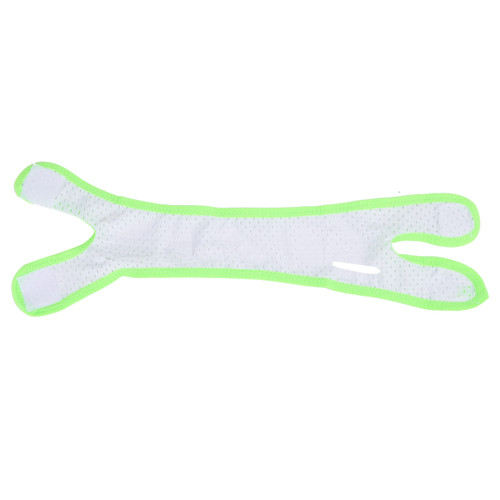 AntiSnoring Chin Strap Facial Slimming Mesh Breathable Strap Jaw Support Belt Bandage(Fluorescent Green, Edge Covering )