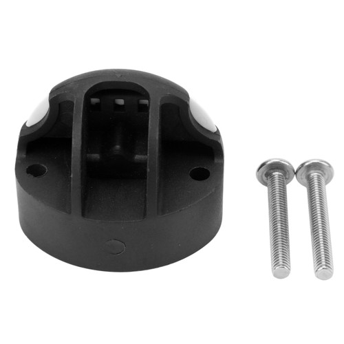 Boat Fishing Rod Holder Mount Base Nylon Multifunction Semicircular Boat Tackle Mount Base with Screws for Canoe Kayak