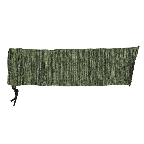 Outdoor Hunting Dustproof Musket Storage Bag Knitting Protective Sleeve Handgun Short Socksgreen stripe small size