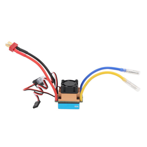 480A Brushed Speed Controller 3 Modes Multiple Protection ESC Waterproof ESC for 1/10 RC Car
