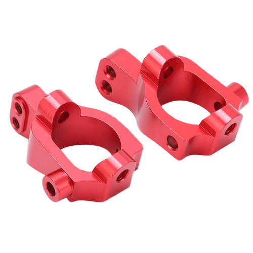 2Pcs Block C Hub Carrier Improve Performance Easily Install Sturdy Durable RC Accessories for LOSI 22SRed