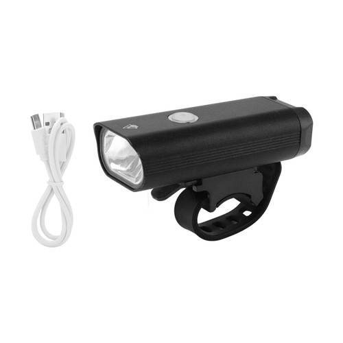 Bicycle Headlight High Brightness LED Mountain Bicycle Aluminium Alloy Front Lamp with 5W XPG BeadsBlack