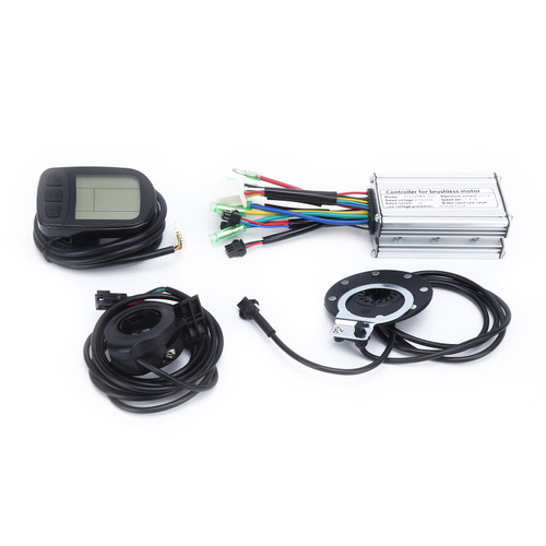 36V/48V 250W Electric Motor Brushless 7A Controller Kit with KTLCD5 Display Panel Sensor Throttle for Electric Bike
