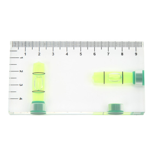 Two Dimensional Horizontal Bubble Level Portable Two Way Integrated Level for Picture Frame