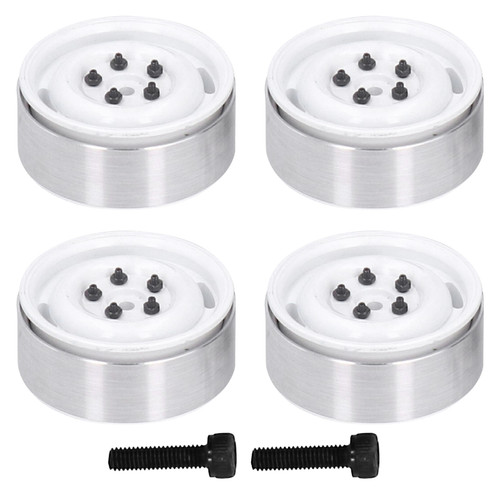 4pcs RC Wheel Hub Remote Control Car Crawler CNC Metal Negative Tire for SCX10 TRX4 1/10