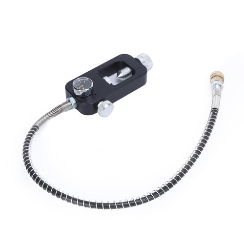 Scuba Adapter Double ORing Design 5000psi High Pressure Resistance Sturdy Durable HPA Tank Adapter for Fuel Tank