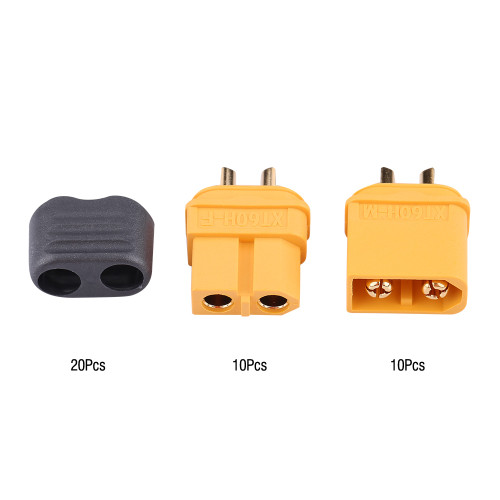 10 Pairs of XT60 Connectors Male Female Plugs With Sheath Housing RC Accessories