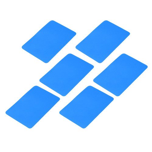 6pcs Boat Repair Kit Wear Resistant Repair Patches for Inflatable Boat Kayak Water ToysBlue
