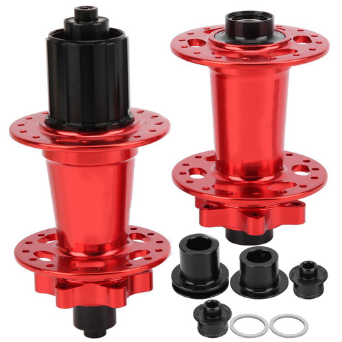 Mountain Bike Disc Brake Front Rear Hubs 32 Hole 54T Alloy Hub for XD 142/12/100/135Red