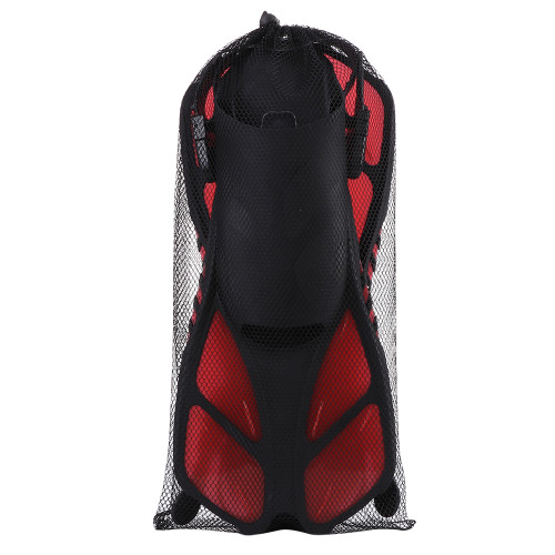 Adjustable Adult Diving Fins Comfortable Snorkeling Swimming Flippers Assistant EquipmentRed