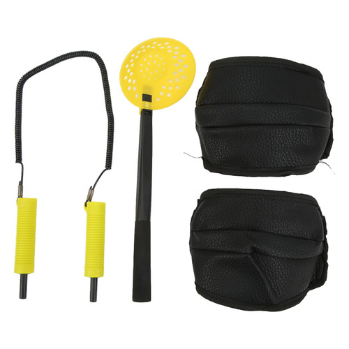 Ice Fishing Spoon Ice Picks Knee Pads Set Winter Outdoor Fishing Protective Equipment