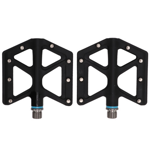 Lp Litepro 2pcs Folding Bicycle Pedal Black Wearproof Nylon Nonslip Mountain Bike Footpeg for MTB