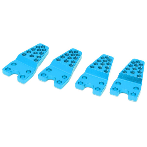 4pcs RC Car Aluminum Alloy Shock Absorber Mount for SCX10 1/10 RC Crawler Upgrade PartsBlue