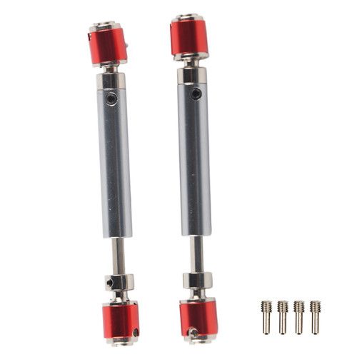 2Pcs Metal Transmission Drive Shaft Suit Fit for Axial SCX10 D90 1/10 RC Crawler Mini Car Parts