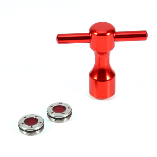 2pcs Red Golf Putter Weights   Golf Wrench Spanner Tool For Scotty Cameron Putters