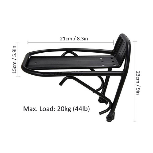Bicycle Front Rack Aluminum Alloy Mountain Bike Cargo Luggage Carrier Rack
