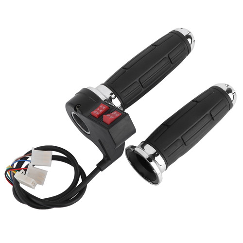 1Pair 3 Speed Control Throttle Handle Grips for Electric Bike with Forward and Reverse Gear