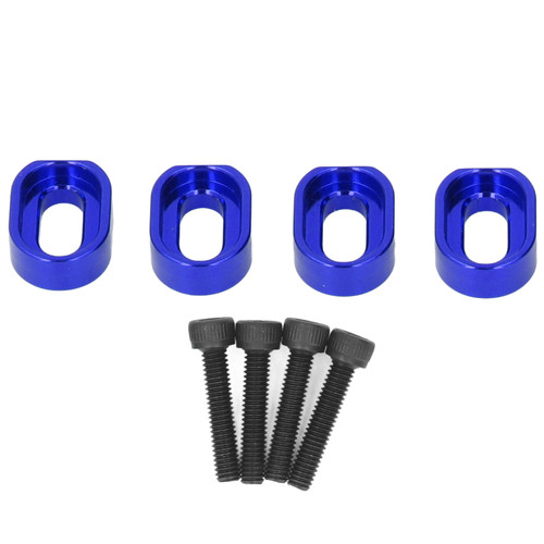 Fixing Motor Base Reinforcement Aluminum Alloy RC Car Motor Mount Spacer for TRAXXAS 6S 8S 1/5 Truck for XRT 8S 4WD 1/6 4pcs Blue