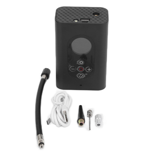 Electric Air Pump Portable Wireless USB Rechargeable Smart High Pressure Inflator Pump with LCD Display LED Light