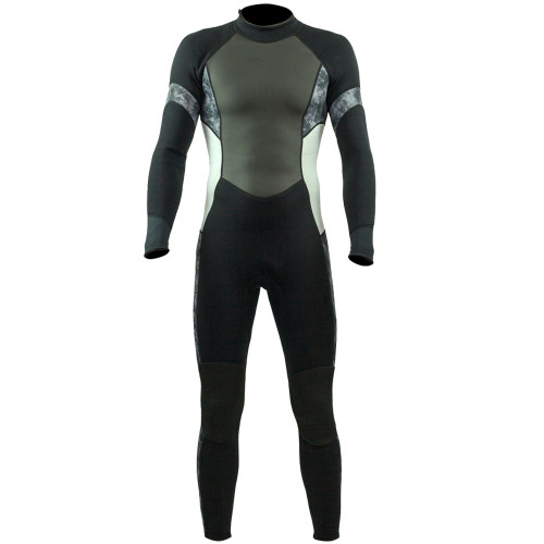 3mm Cold Proof Waterproof Man Male Diving Suit Wetsuit Jumpsuit Long Sleeve Keep Warm for Surfing Snorkeling Swimming(M109 L)