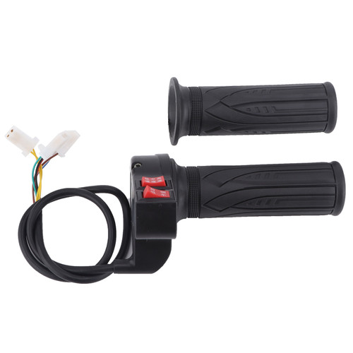 1Pair 3 Speed Control Throttle Hand Grips for Electric Bikes with Forward and Reverse Gear