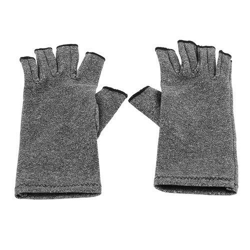 1 Pair Pressure Gloves Cotton Polyurethane Breathable Fingerless Training Gloves S Size Compression Gloves