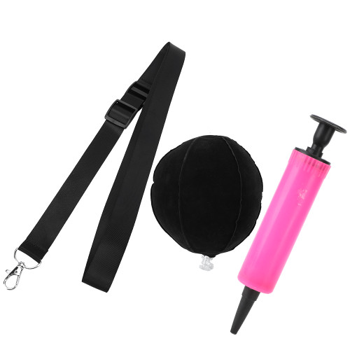 PVC Adhesion Flocked Cloth Golf Swing Trainer Postures Correction Training Smart Inflator Impact Ball