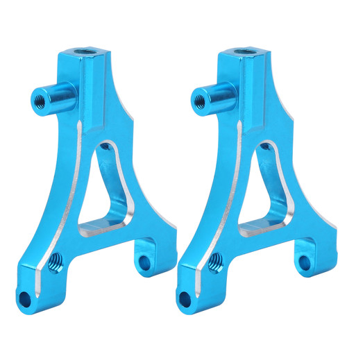 2Pcs Aluminium Alloy Lower Suspension Arm Accessory for HSP 1/10 Flat RC Car 94122 Blue