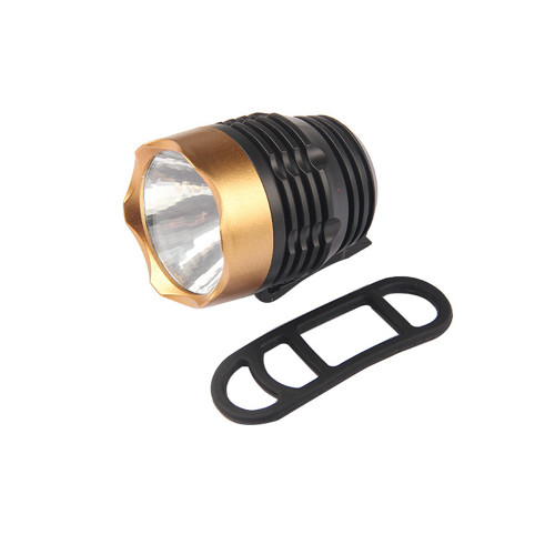Bicycle Front Light Bike Handlebar LED Headlight Cycling Waterproof Headlamp(Black+Yellow)