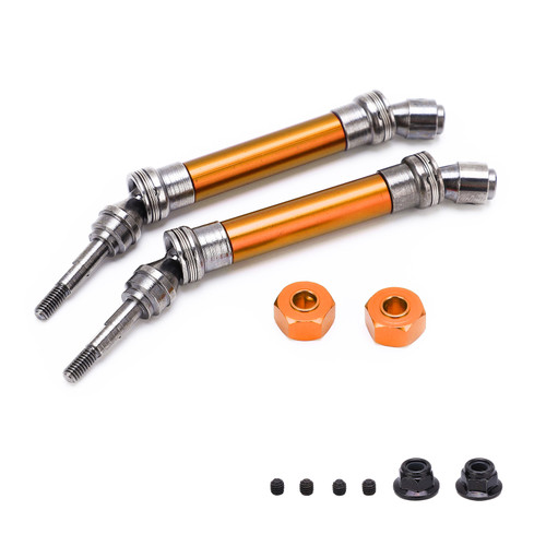 Detachable Front Drive Shaft Assembly for Traxxas Slash Rustler Vxl 4x4 4wd 1/10 RC CarGold