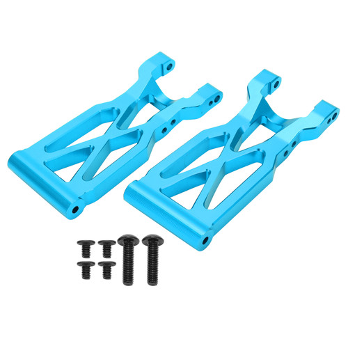 RC Rear Suspension Arm Aluminum Alloy Rear Swing Arm Upgrade Parts Accessories for Wltoys 104001 1/10 RC CarBlue