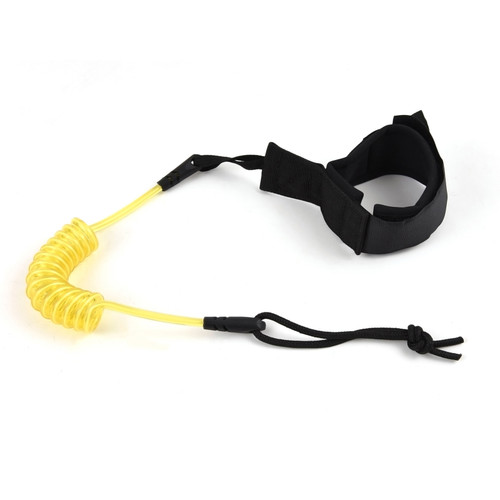 1.2m/ 4ft Surfboard Leash Coiled Sup Leash Leg Rope Elastic Safety Outdoor SUP Strap