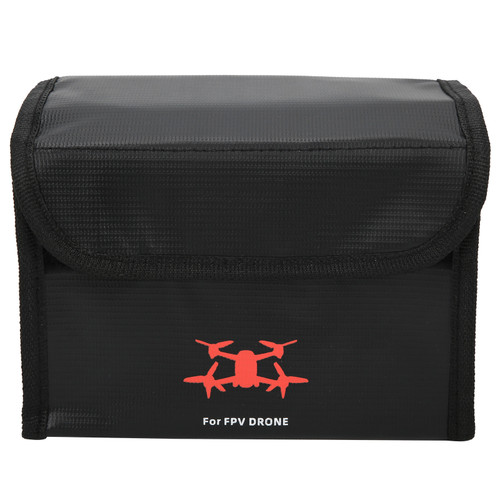 Battery Safe Bag ExplosionProof Fireproof Lipo Battery Protective Bag for DJI FPV Drone(3 batteries )